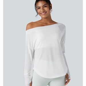 Elegant Off-Shoulder White Women's Top
